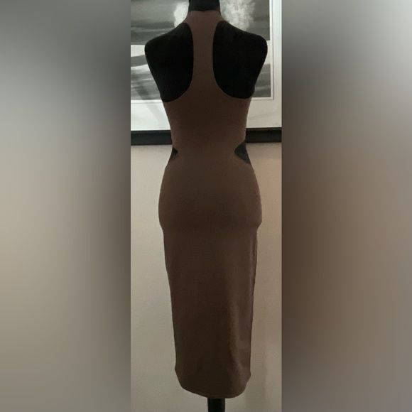 There Was One Cut-Out Knitted Midi Dress Size Small Made In Italy EUC - Picture 12 of 13